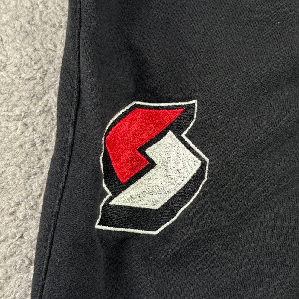 Champion Mens Portland Trail‎ Blazers Joggers Black Fleece Sweatpants 2XL P1022